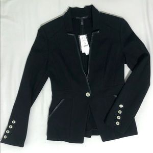 White House Black Market Black Ponte dressy jacket